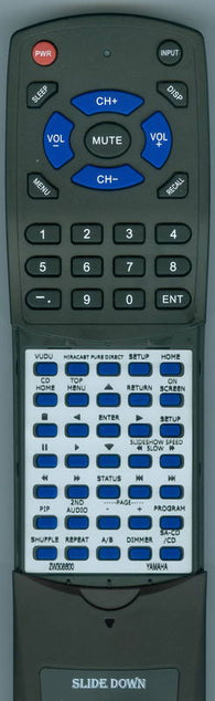 YAMAHA ZW308600 Replacement Remote