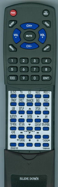 YAMAHA YHT-4950UBL Replacement Remote