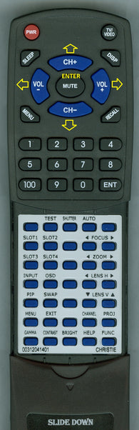 CHRISTIE--INSERT ROADSTERHD10KM Replacement Remote