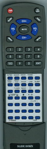 FISHER SLIM1500 Replacement Remote