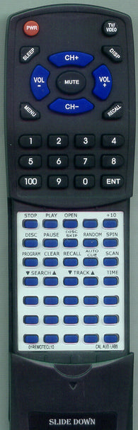 CALIFORNIA AUDIO LAB CL5 Replacement Remote
