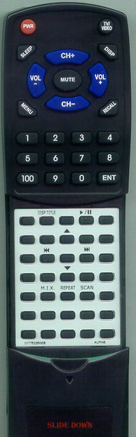 ALPINE CHM5651RF Replacement Remote