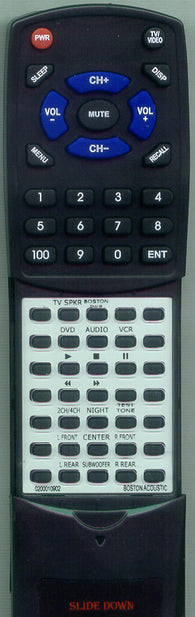 BOSTON ACOUSTICS 0200010902 Replacement Remote