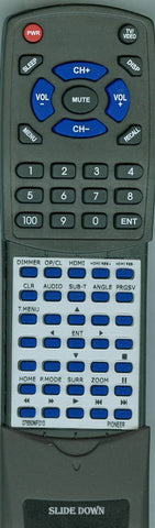 PIONEER 07650NF010 Replacement Remote