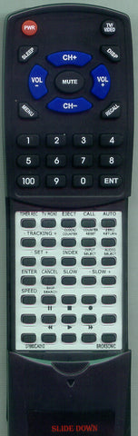 BROKSONIC 07660CA010 Replacement Remote