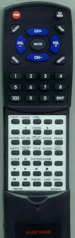 BROKSONIC 07660DT080 Replacement Remote