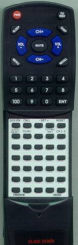 ZENITH 076N0DW120 Replacement Remote