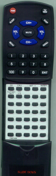 BROKSONIC CTVG4563T Replacement Remote