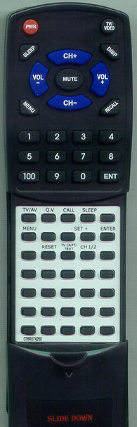 BR-RT076R074110 CTVG4590 Replacement Remote