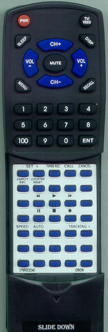 BROKSONIC VHSA6687CTTCTB Replacement Remote