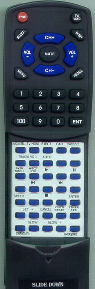BROKSONIC 076R0DC030 Replacement Remote