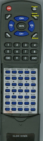 SANSUI RT076R0HN01A Replacement Remote