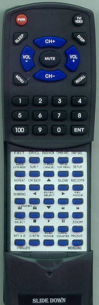 BR 076R0JJ010 Replacement Remote