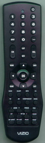 VIZIO RT098003049160 Replacement Remote