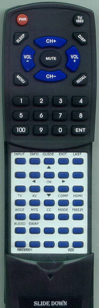 VIZIO VF550XVT Replacement Remote