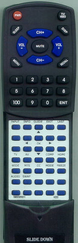 VIZIO SV470 Replacement Remote