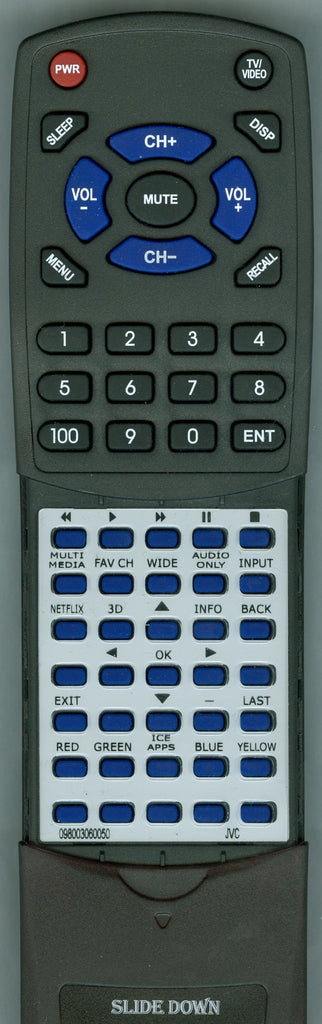 JVC- 098003060020 Replacement Remote