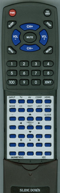 VIZIO E260MV BLACK Replacement Remote