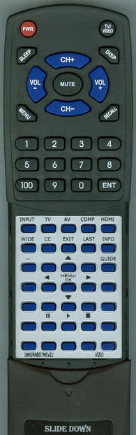 VIZIO 098GRAMW7NEVZJ Replacement Remote