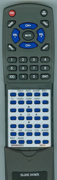 INSIGNIA 9072T11001 Replacement Remote