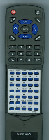 ROCKFORD-FOSGATE- EX8500DVD Replacement Remote