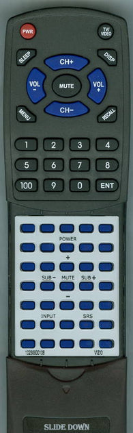 VIZIO 1023-0000108 Replacement Remote