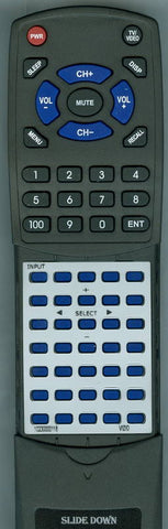 VIZIO 1023-0000118 Replacement Remote