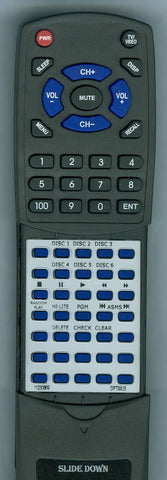 OPTIMUS CD7250 Replacement Remote