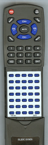 ZENITH 12414003 Replacement Remote