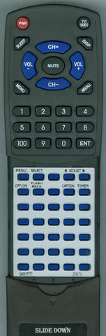 ZENITH 12415737 Replacement Remote