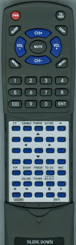 ZENITH 1240020503 Replacement Remote