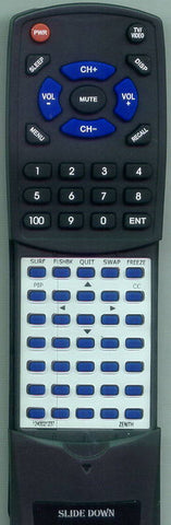 ZENITH C32C35 Replacement Remote