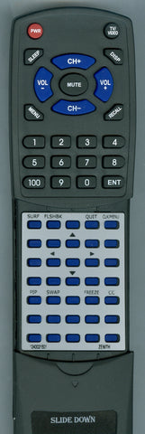 ZENITH 124-00215-01 Replacement Remote