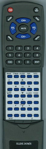 LG 22LG3DDHINSTALLER Replacement Remote