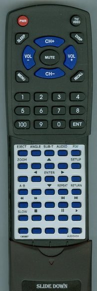 AUDIOVOX RT1363887 Replacement Remote