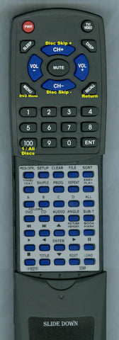 SONY--INSERT RMTD113A Replacement Remote