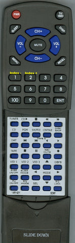 SONY--INSERT 1-465-142-11 Replacement Remote