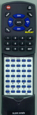 SONY--INSERT RT146518811 Replacement Remote