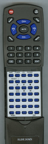 SONY 146535821 Replacement Remote