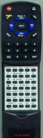 SONY--INSERT 146541811 Replacement Remote