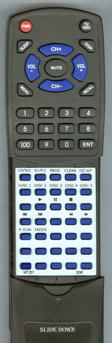 SONY 146712321 Replacement Remote