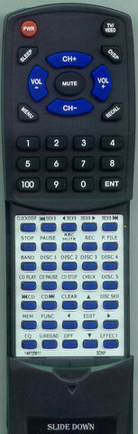 SONY RMS737 Replacement Remote