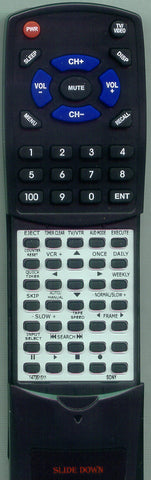 SONY RMTV181A Replacement Remote