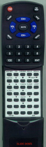 SONY HCDD790 Replacement Remote