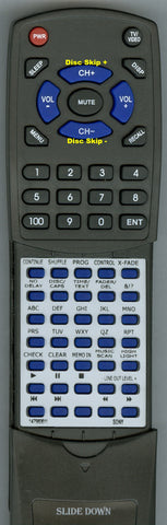 SONY CDPCE575 Replacement Remote