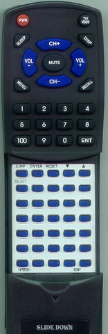 SONY 147575711 Replacement Remote