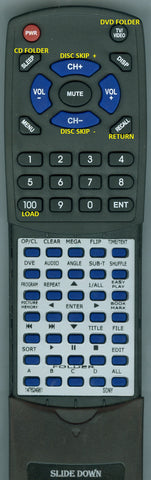 SONY--INSERT 1-476-249-81 Replacement Remote