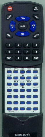 SONY RMX117 Replacement Remote