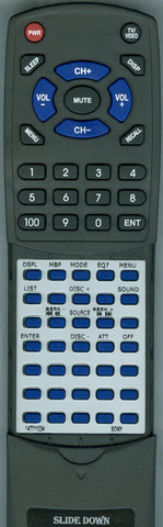 SONY 147711033 Replacement Remote