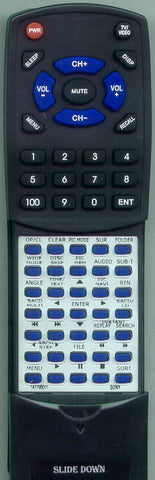 SONYBM 147798011 Replacement Remote